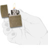 Зажигалка Zippo Antique Brass 201FB